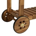 thumbnail image 6 of vidaXL Garden Kitchen Trolley Solid Acacia Wood 36.2"x17.1"x55.7", 6 of 10