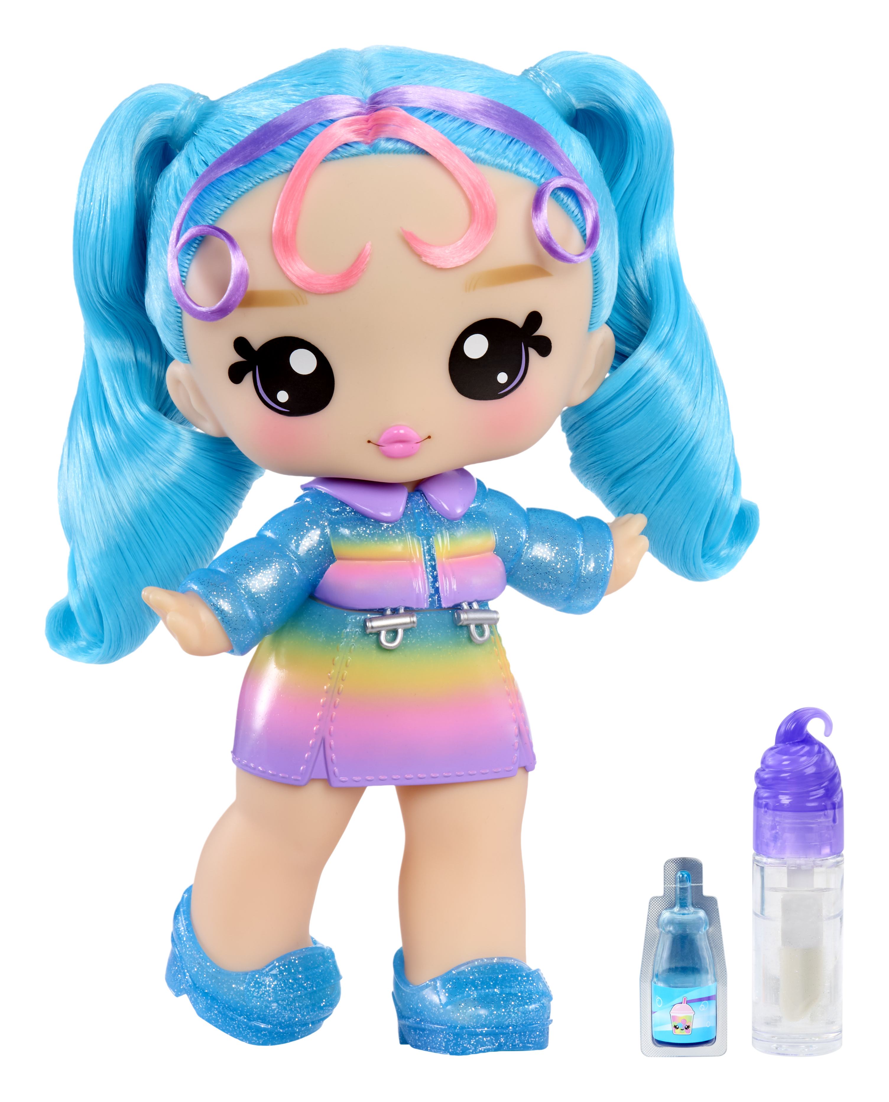 Yummiland Large Doll- Britney Boba with Scented Lip Gloss, Ages 4+