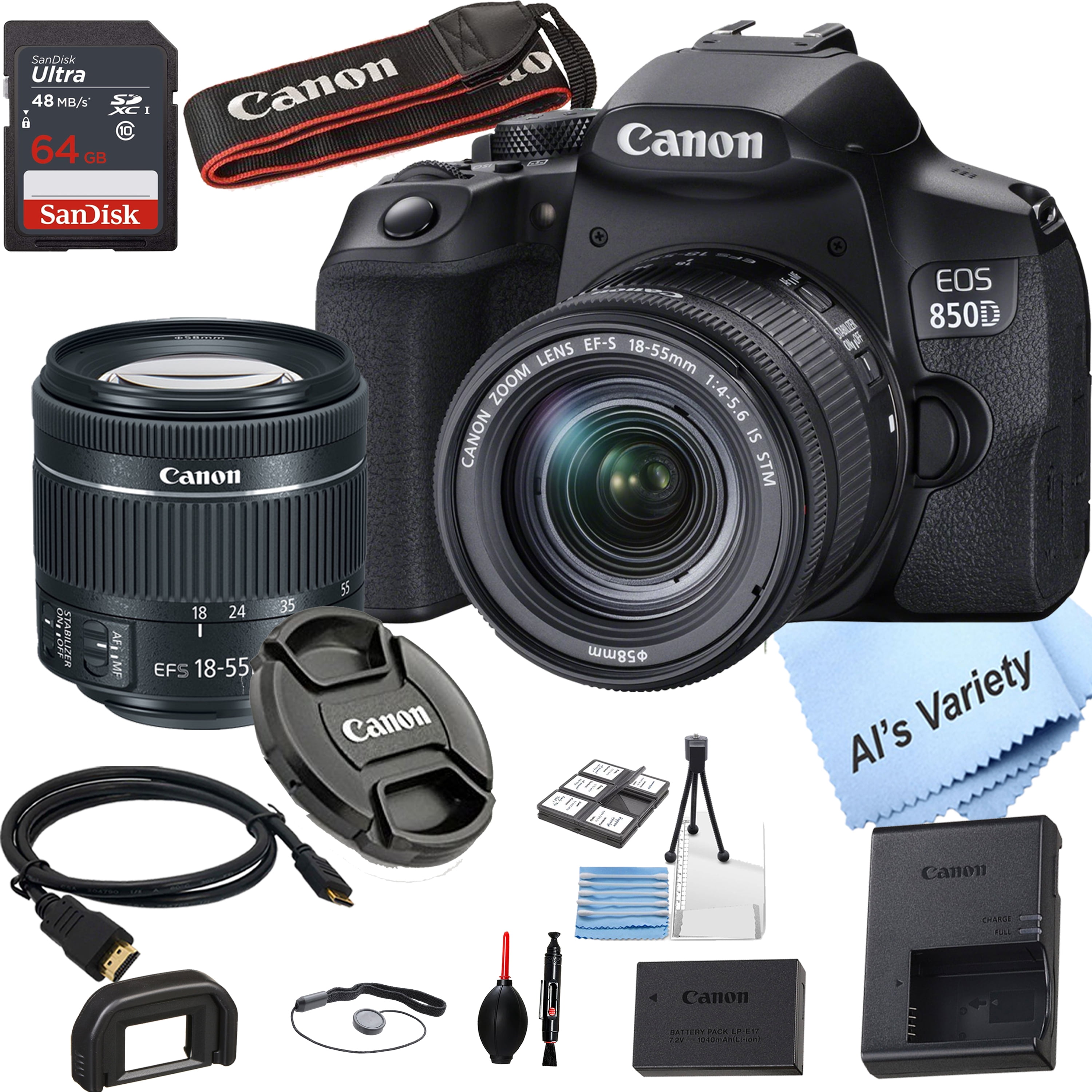 18 55mm Canon Rebel T8i Camera Canon Rebel T8i Canon EOS 850D