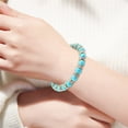 thumbnail image 4 of Turquoise Stone Bead Bracelet Micro Set Loose Energy Jewelry, 4 of 9