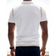 thumbnail image 4 of pstuiky camisetas de manga corta para hombre, Camisa informal de verano para hombre, color liso, ventilada, holgada, con cremallera y bolsillos de solapa, manga corta camisas casuales para hombre xxl, 4 of 9