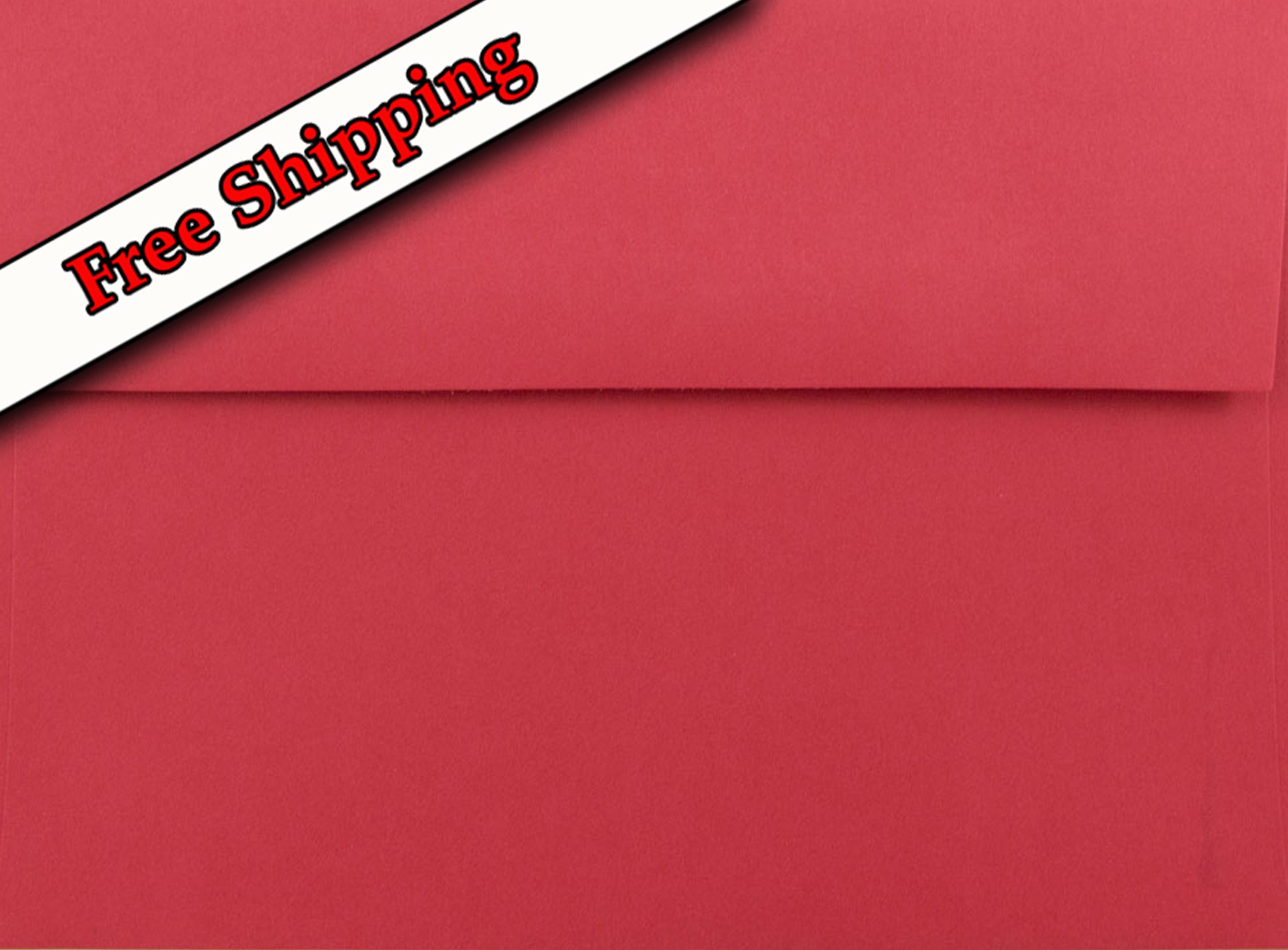 Scarlet Red Envelopes - A6 Gmund Colors Matt 4 3/4 x 6 1/2 Euro