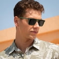 thumbnail image 2 of Gafas de Sol CARFIA Retro Polarizadas para Hombre UV400 Verde Cristal (Colombia), 2 of 9