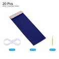 thumbnail image 3 of Uxcell 20Pcs Drak Blue Tassel Garland Banner w Rope for Wedding Birthday Party Decoration, 3 of 6