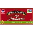 CROWN PRINCE SEAFOOD FLAT FILLETS OF ANCHOVIES IN OLIVE OIL