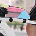thumbnail image 1 of Bolsa Impermeable Para Cuadro Bicicleta, Bolsa Tubo Superior Capacidad De 0,8L 3 Cierres Ajustables Ergonómica Y Delgada Triangular Cuadro Para Bicicletas, 1 of 7