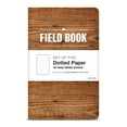 thumbnail image 2 of Elan Publishing Company Field Notebook  / Pocket Journal - 3.5"x5.5" - Wood Pattern - Dot Graph Memo Book - Pack of 5 - ELAN-FN-002G, 2 of 6
