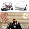 thumbnail image 6 of XYZCANDO Wilderness Bear 2-Seat Golf Cart Seat Cover with 4 Pockets, Non-Slip Washable Terry Cloth Universal Fit Outdoor Golf Accessory, 6 of 8
