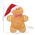 thumbnail image 3 of JZROCKER Decorative Christmas Gingerbreadman Pillow with Removable Cover for Festival, 3 of 16