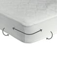 thumbnail image 3 of Sealy Baby Antimicrobial Waterproof Toddler and Crib Mattress Protector Pad, White, 52" x 28", 3 of 5