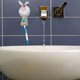 thumbnail image 1 of unbranded Cartoon Animal Toothbrush Holder Con Ventosa De PVC Color Multi Para Organización, 1 of 8