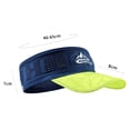 thumbnail image 2 of Sun Poliéster Anti-UV Sombrero Transpirable Unisex Sombrero para deportes al aire libre Azul, 2 of 5