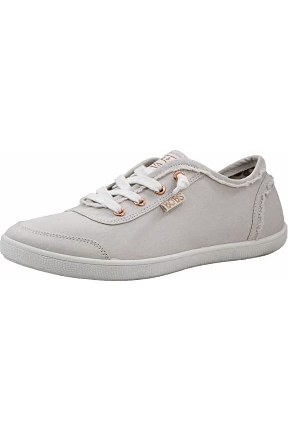 BOBs B Cute Womens Slip on Shoes, Casual Comfort Canvas Sneakers