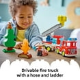 thumbnail image 5 of LEGO DUPLO Town Fire Truck with Hose and Firefighter Building Toy for Toddlers - Learning Play Set for Boys & Girls, Ages 2+ - Building Blocks for Motor Skills Practice - Gift for Birthdays - 10473, 5 of 7