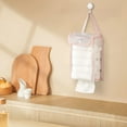 thumbnail image 3 of Uuiauoio Clear Tissue Box Holder Wall Mount Waterproof Bathroom Tissue Dispenser with Adhesive Hook for Home Kitchen RV Van Office Counter Space Saver, 3 of 7
