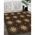 thumbnail image 2 of Ahgly Company Indoor Round Patterned Light Brown Area Rugs, 6' Round, 2 of 6