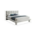 thumbnail image 3 of Meridian Furniture Deco Cream Boucle Fabric Full Bed, 3 of 6