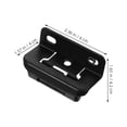 thumbnail image 2 of PAMINGONO 6Pcs Black Cabinet Soft Close Hinges Concealed Self Closing Hardware for Doors, 2 of 8