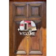 thumbnail image 6 of STC World Welcome Camper RV Trailer Sign Large Rustic Front Door Wall Wood Metal Outdoorsy Inspired Accent Decor 17x 14, Brown Silver Red Black, 6 of 8