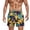 Z8-Yellow, variant on MuXiKeJi Clothes Mens Swim Trunks with Compression Liner Quick Dry Bathing Suit 9" Swimming Beach Shorts with Zipper Pockets