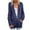 Navy, variant on Trendy Cable Knit Long Cardigan for Women Solid Open Front Long Sweater Cardigan with Pockets Fall Outerwear