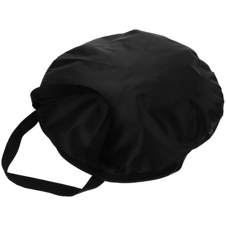 Minkissy Black Football Net Carry Bag with Stabilizing Design for Efficient Storage and Convenient Transport
