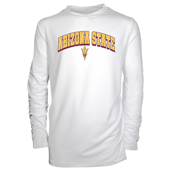 Youth Garb White Arizona State Sun Devils Jessie Long Sleeve Sunshirt