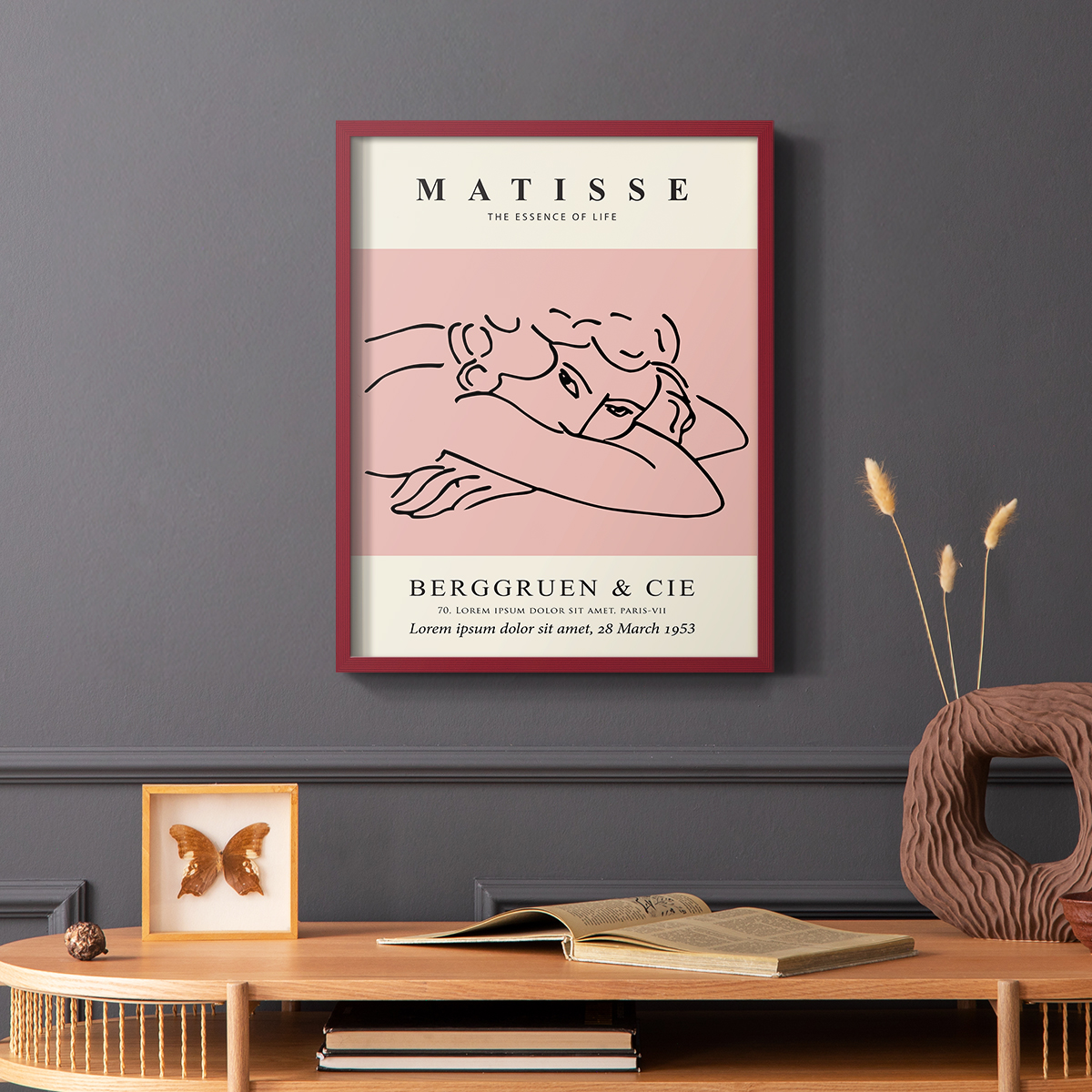 Matisse LI Framed Print - Solid Wood