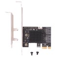 thumbnail image 2 of Computadora de escritorio Ndcxsfigh PCI-E 1x a SATA3.0 2 Port Riser 6Gbps Adaptador PCI Express, 2 of 9
