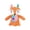 A, variant on PrimeGo Plush Squeaky Dog Toy Soft Stuffed Animal Dog Chew Toy Cute Plush Fox Elephant Toy Keep Dogs Busy for Aggressive Chewers Small Medium Dogs