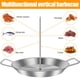 thumbnail image 5 of Jetcloudlive Al Pastor Skewer para Parrilla, Vertical de Acero Inoxidable Skewer, Soporte de Escupir Brasileño con 3 Picos Removibles y Colgador, Perfecto para Tacos Al Pastor, Shawarma, Kebabs en Ah, 5 of 10