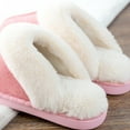 thumbnail image 4 of House Slippers Fashion Skid-proof Warm Plush Winter Slippers Slip-on Slippers, 4 of 10