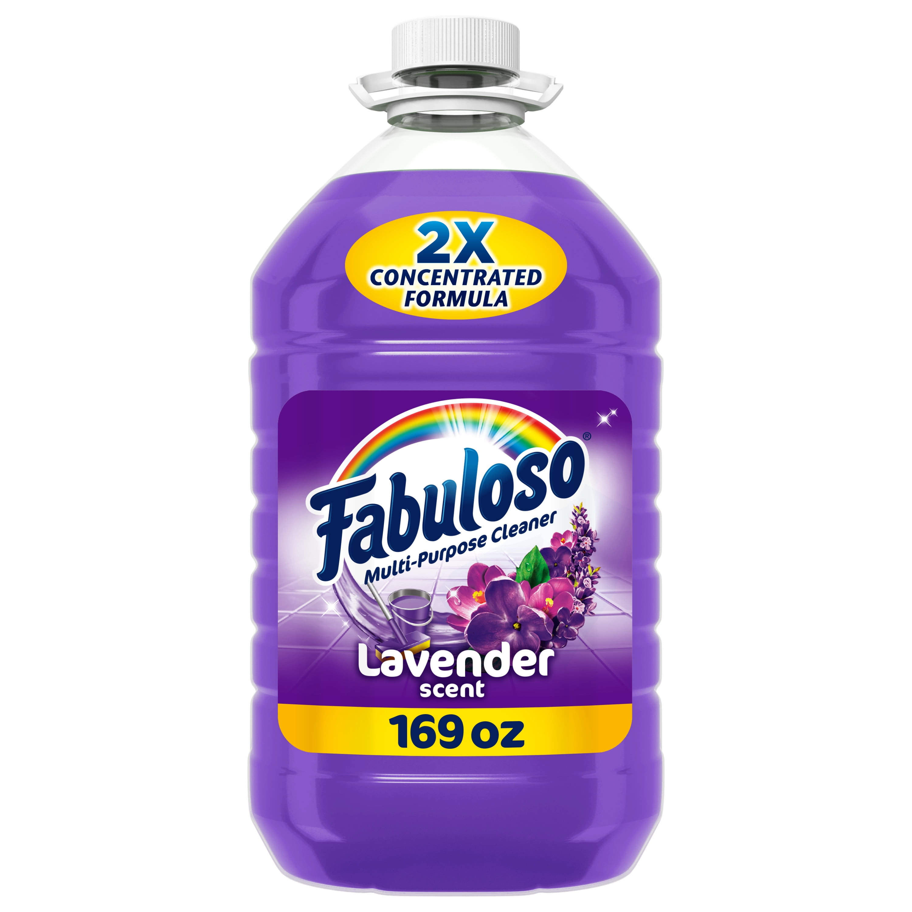 Fabuloso Multi-Purpose Cleaner, 2X Concentrated Formula, Lavender Scent, 169 fl oz