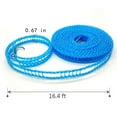 thumbnail image 2 of 3 Pcs Portable Travel Clothesline Adjustable Clothes Drying Line Windproof Non Slip Clothesline for Camping Traveling, 2 of 6