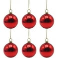 thumbnail image 2 of 6 Pc Christmas Ball Bauble Ornament Glittering Christmas Indoor Outdoor Hanging Decoration Holiday Party Wedding Halloween Thanksgiving Valentine's Day Decor, 2 of 7