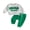Green, variant on BemeyourBBs Toddler Baby Boys Girls St Patricks Day Outfits Long Sleeve Embroidery Letters Sweatshirt with Jogger Pants Cute Infant Clothes