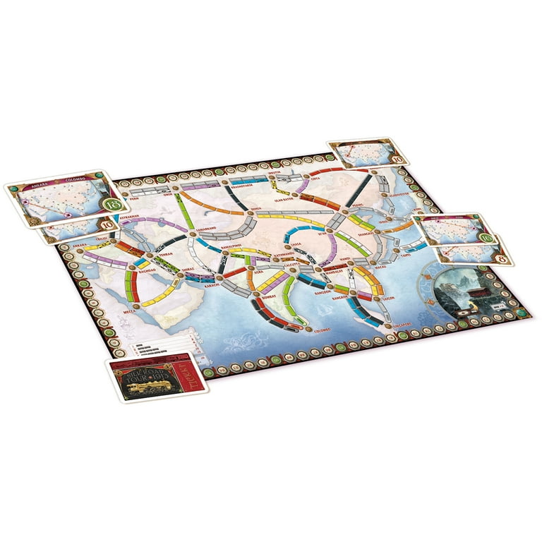 Ticket to Ride: Asia Expansion Family Strategy Board Game