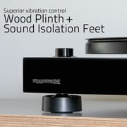 Fluance RT80 Classic High Fidelity Vinyl Turntable and Ai81 Powered 2-Way Floorstanding Tower Speakers, Diamond Stylus, Belt Drive, Built-in Preamp, 150W Class D Amplifier, Bluetooth