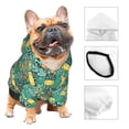 thumbnail image 2 of Bingfone Animals with Leaf Dog Clothes Hoodie, Pet Winter Coat,Puppy Sweatshirts for Small Dogs Boy Girl,Suitable for All Breeds-XX-Large, 2 of 6