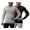Black/Light Gray, variant on Men's Thermal Long Sleeve Compression Shirts, 2 Pack (X-Large, Black)