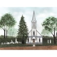 thumbnail image 3 of Jacobs, Billy 24x19 Black Modern Framed Museum Art Print Titled - The Old Stanwood Church, 3 of 5