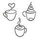 thumbnail image 2 of Indoor Wall Decoration Hanging Iron Wall Stickers, 2 of 6