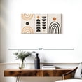 thumbnail image 3 of Elephant Stock Between Night And Day Wall Art - Horizontal Multi Panel Canvas - Living Room Wall Decor - Abstract Multi Panel - Gray And White Decor - 32" x 15", 3 of 8