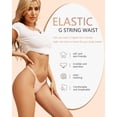 thumbnail image 2 of Pack de 10 tangas en forma de G para mujer, ropa interior sin costuras, 2 of 5