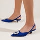 thumbnail image 1 of Sandalias de poliéster con punta en pico para mujer Wmkox8yii  nm4338, 1 of 8