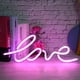 thumbnail image 3 of Luz de señal LED, panel transparente en forma de amor, letras de luz de neón LED, luz de neón construida para el futuro, 3 of 8