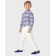 thumbnail image 3 of Camisa Gymboree Vernon azul marino de manga larga con botones para niños pequeños, 3 of 3