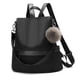 thumbnail image 1 of Mochila para mujer de nailon antirrobo informal ligera para viajes para el hombro 1-1 Negro M Cheruty, 1 of 5