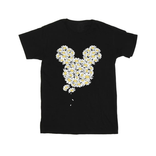 Mickey Mouse T-Shirt en Coton pour Hommes à Tête de Camomille