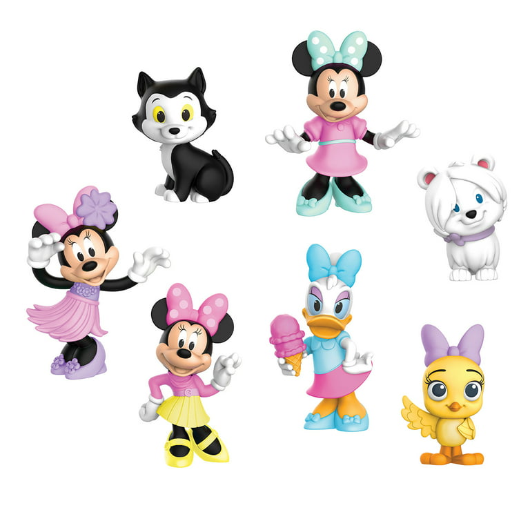 Disney Junior Minnie Mouse 8-Piece Collectible Figure Set, Officially  Licensed Kids Toys for Ages 3 Up, Gifts and Presents 